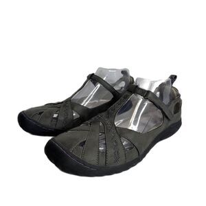 JBU by Jambu Shoes Womens Size 10 Gray Cynthia Vegan Memory Foam Mary Jane
